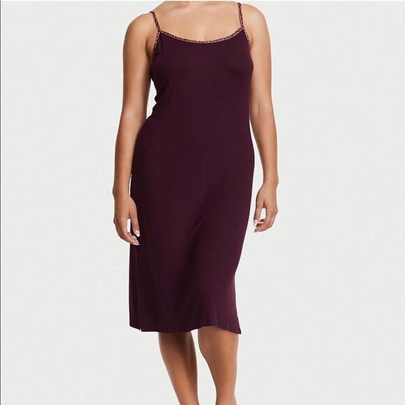 VICTORIA'S SECRET
Modal Rib Midi Slip Dress - Picture 1 of 3